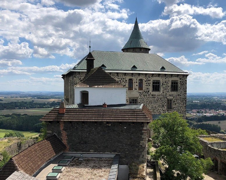 State Castle Kunětická Hora, Ráby, Czech Republic (Czechia)